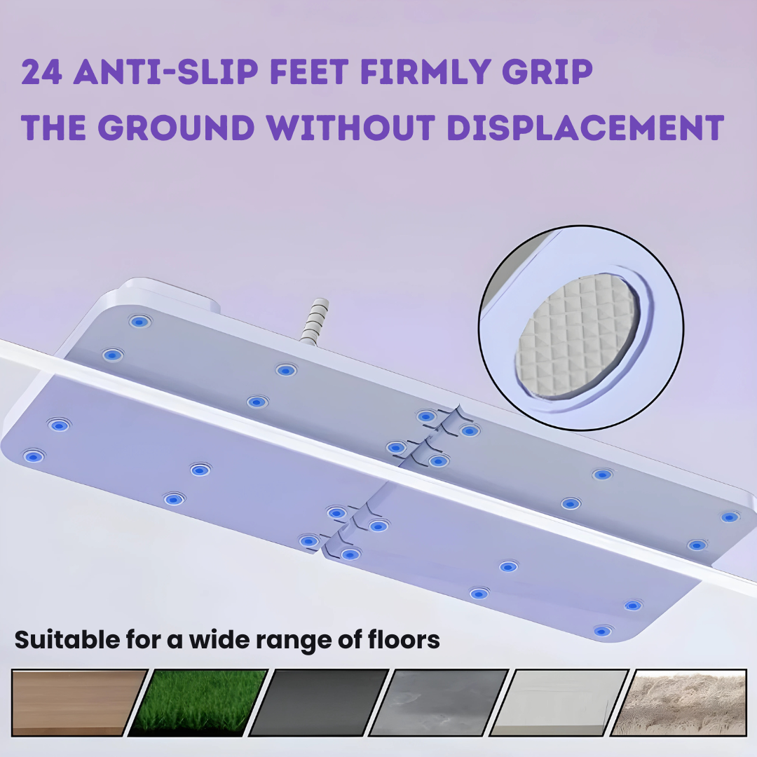 Smart Cable Management System with 7 Slots and Adhesive Base