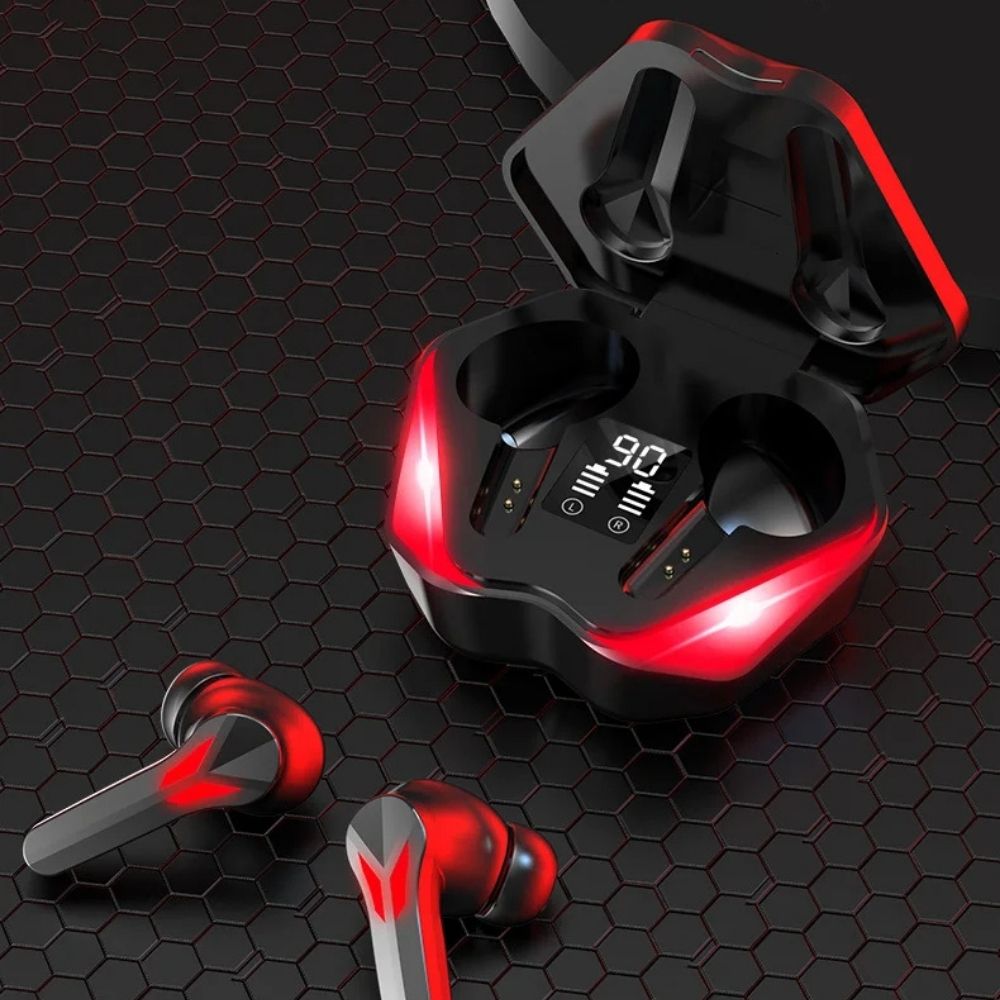 Bluetooth Earbuds for Gaming with Microphone, Low Latency, Type-C Case