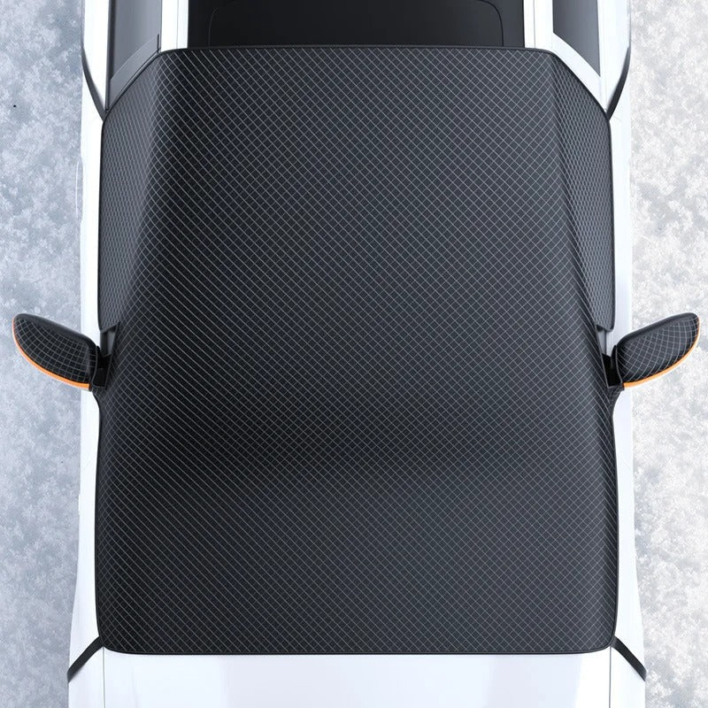 Snow Cover for Car Windshield with Magnetic Fasteners