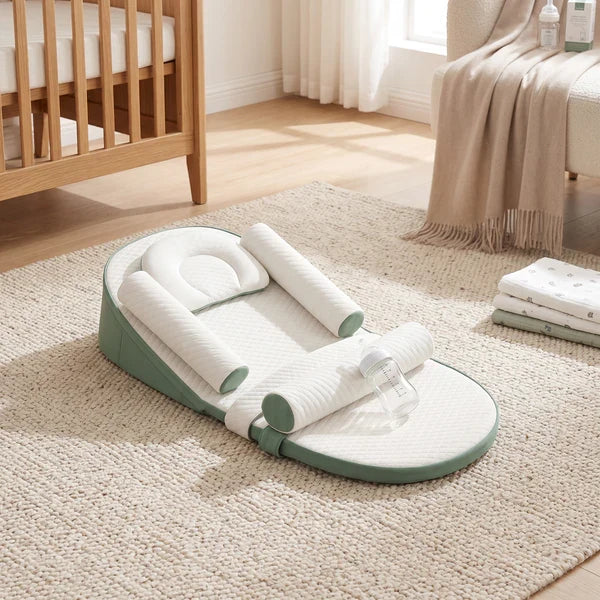 Elevated Infant Sleep Support Pillow with Memory Foam
