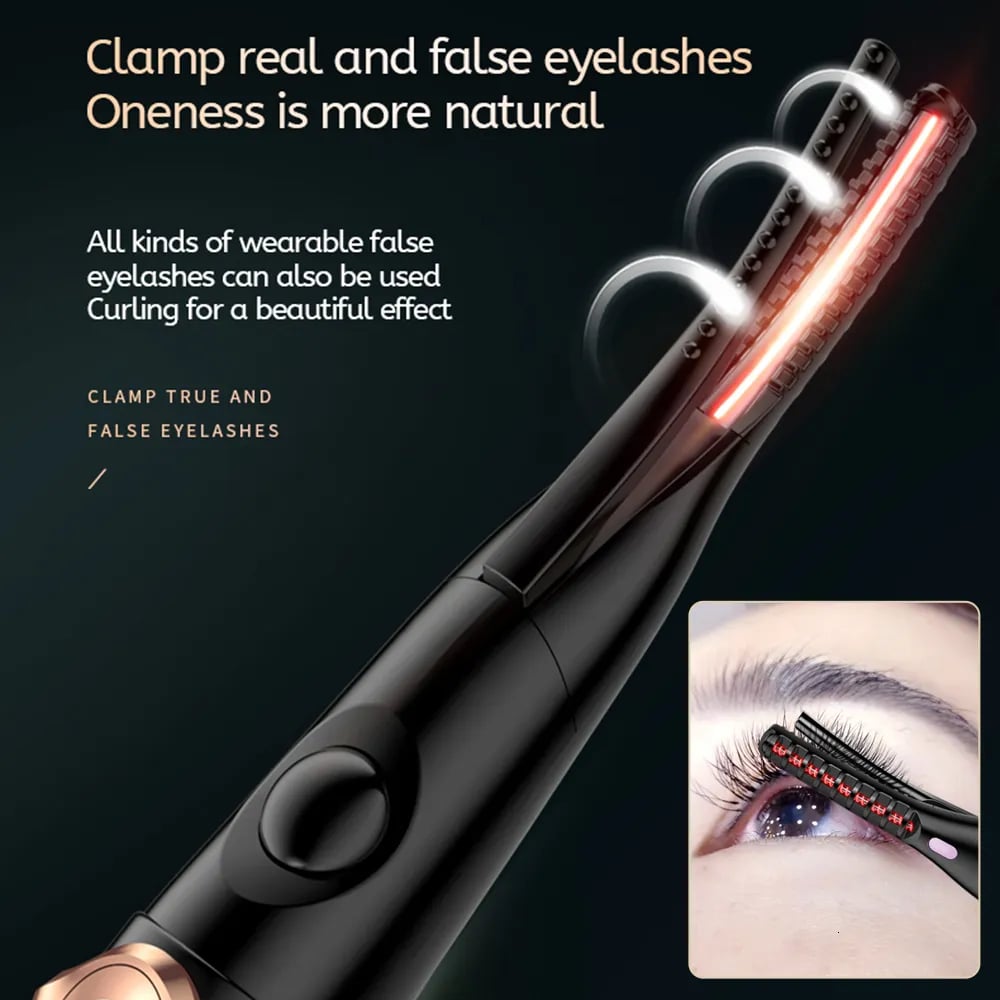 QuickCurl Pro: Rechargeable Heated Eyelash Curler with 3 Settings
