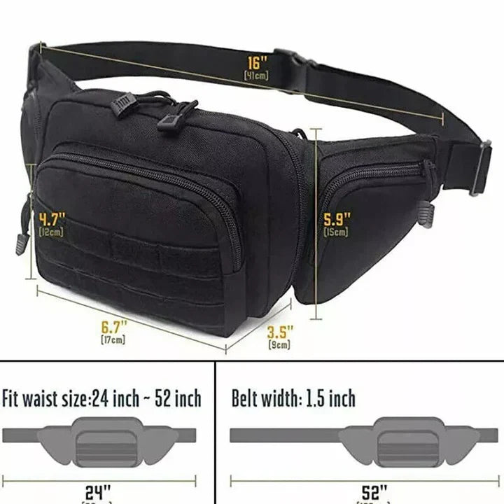 Everyday Carry Waist Pack for Tactical Preparedness