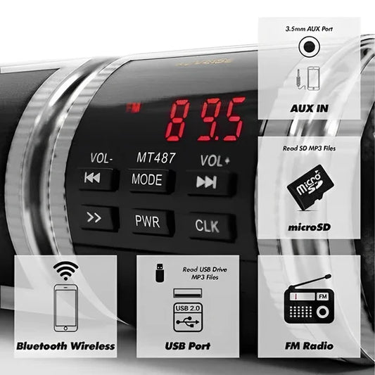 All-Terrain Bluetooth Audio System for Motorcycles