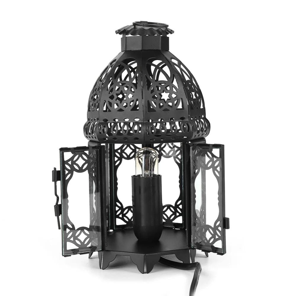 Natural Crystal Salt Rock Table Lamp – 12.2 Inch Warm White Night Light