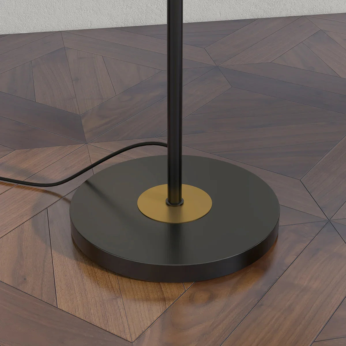 3-Bulb Floor Lamp with Adjustable Glass Shades