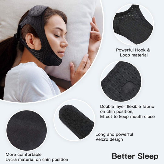 Snore Solution Sleep Support Strap for Peaceful Nights