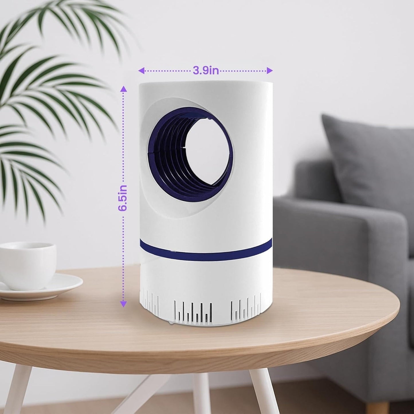 Indoor and Outdoor UV Insect Trap – USB Mosquito Killer with Vortex Fan