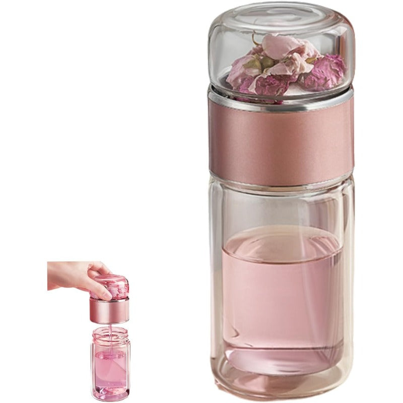 Premium Tea Infusion Bottle with Smart Separation Mechanism