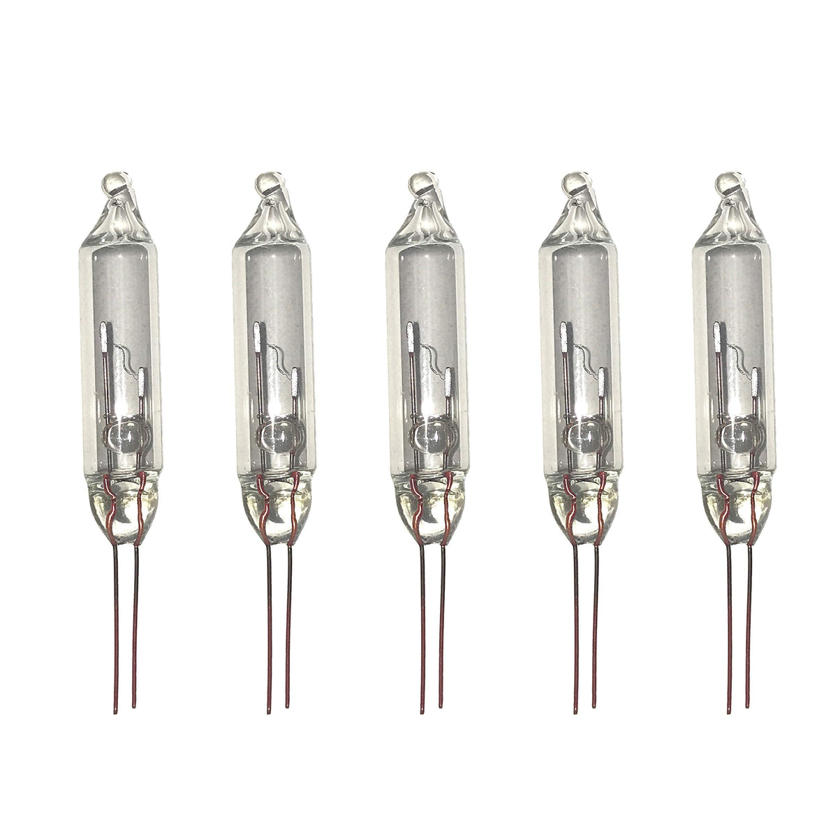 Clear Mini Light Bulbs with Secure Base – 100 Pack