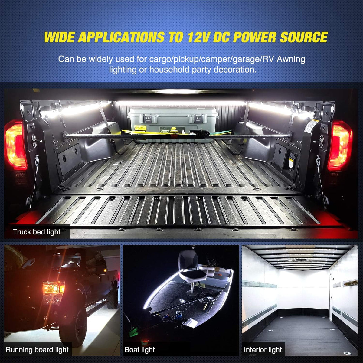 Illuminate Your Truck Bed with Powerful 3900 Lumen LED Strips
