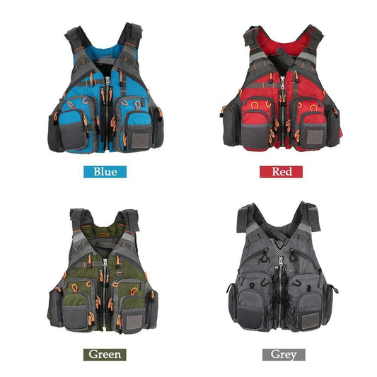 Adjustable Fishing Vest for Men - Comfortable Design with Ample Storage