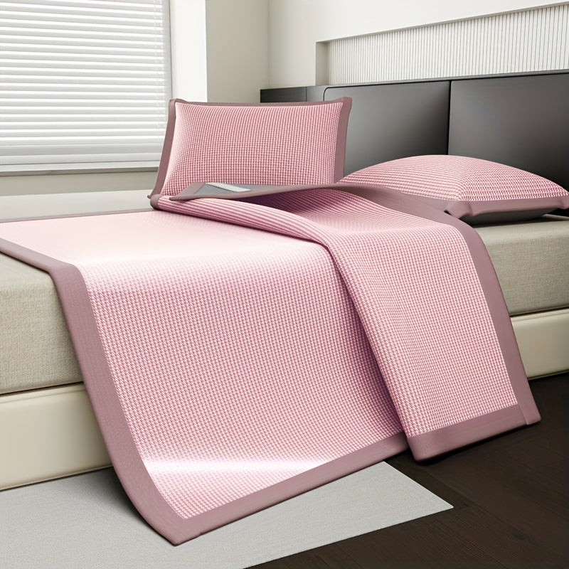 Lightweight Cooling Mattress Protector in Breathable Ice Silk