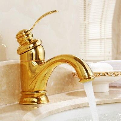 Antique Brass Mixer Tap for Bathroom – Leak-Proof Cartridge Design