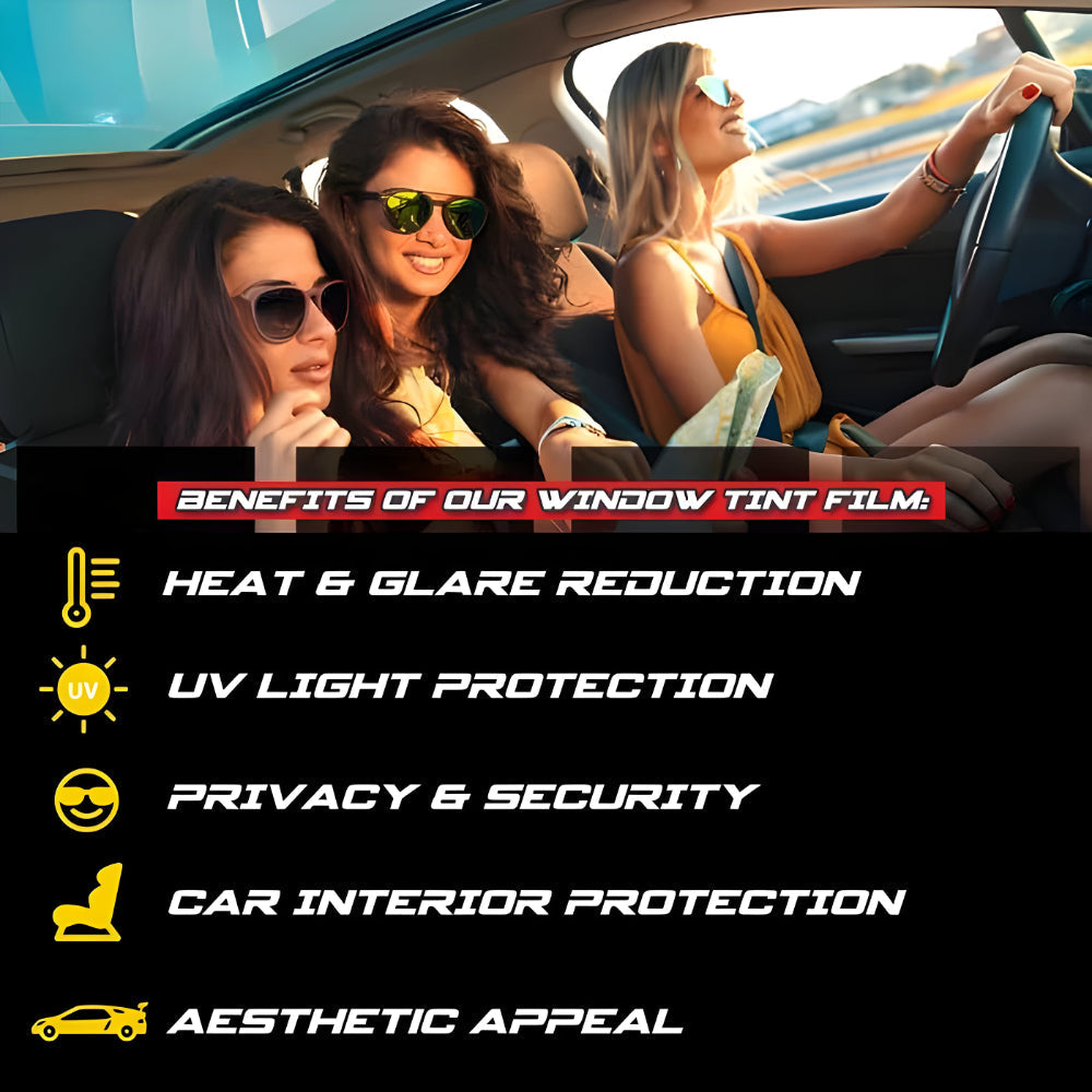 Automotive Window Tint Film for UV and Heat Resistance – Simple Installation