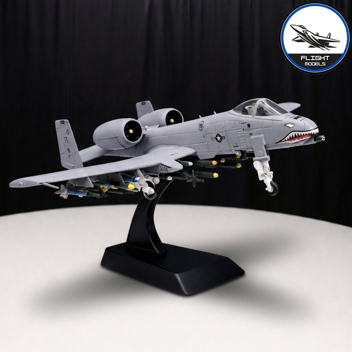 A-10 Thunderbolt II Diecast Aircraft Model with Display Stand – Collectible