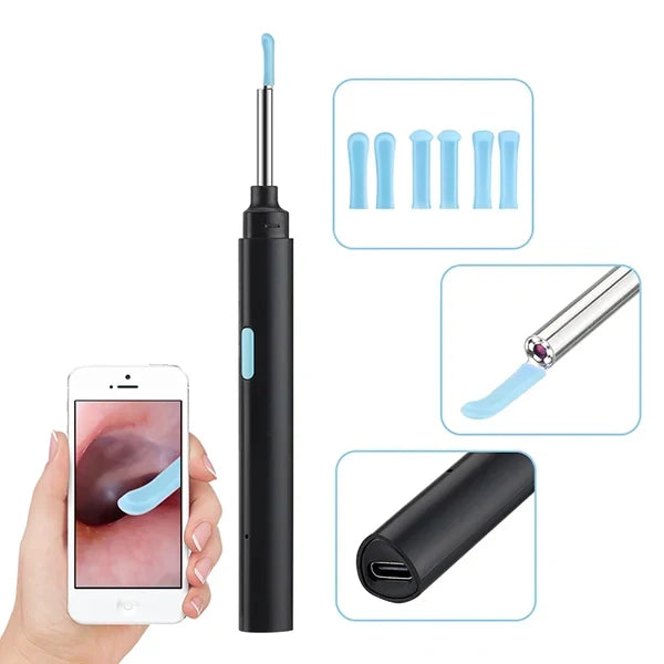 Wireless Ear Inspection Camera with 20X Zoom and App Link