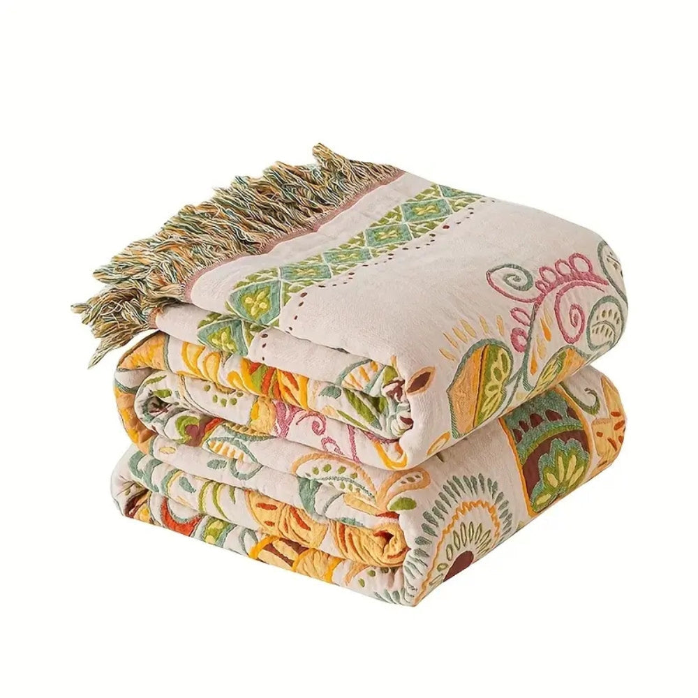 Reusable Bohemian Style Throw Blanket