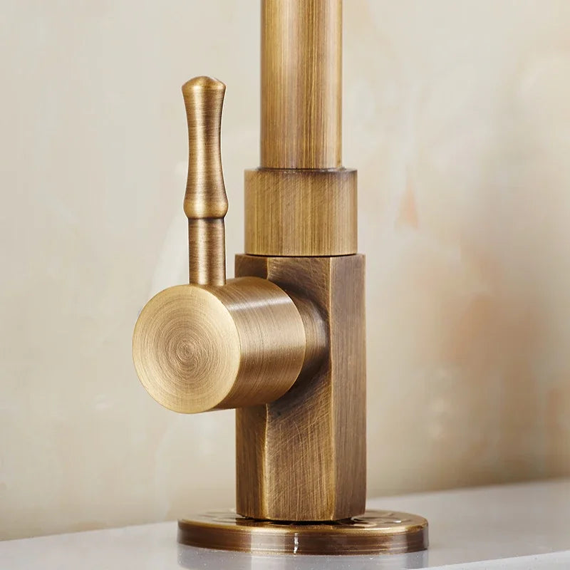 Gooseneck Faucet for Vintage-Style Kitchen