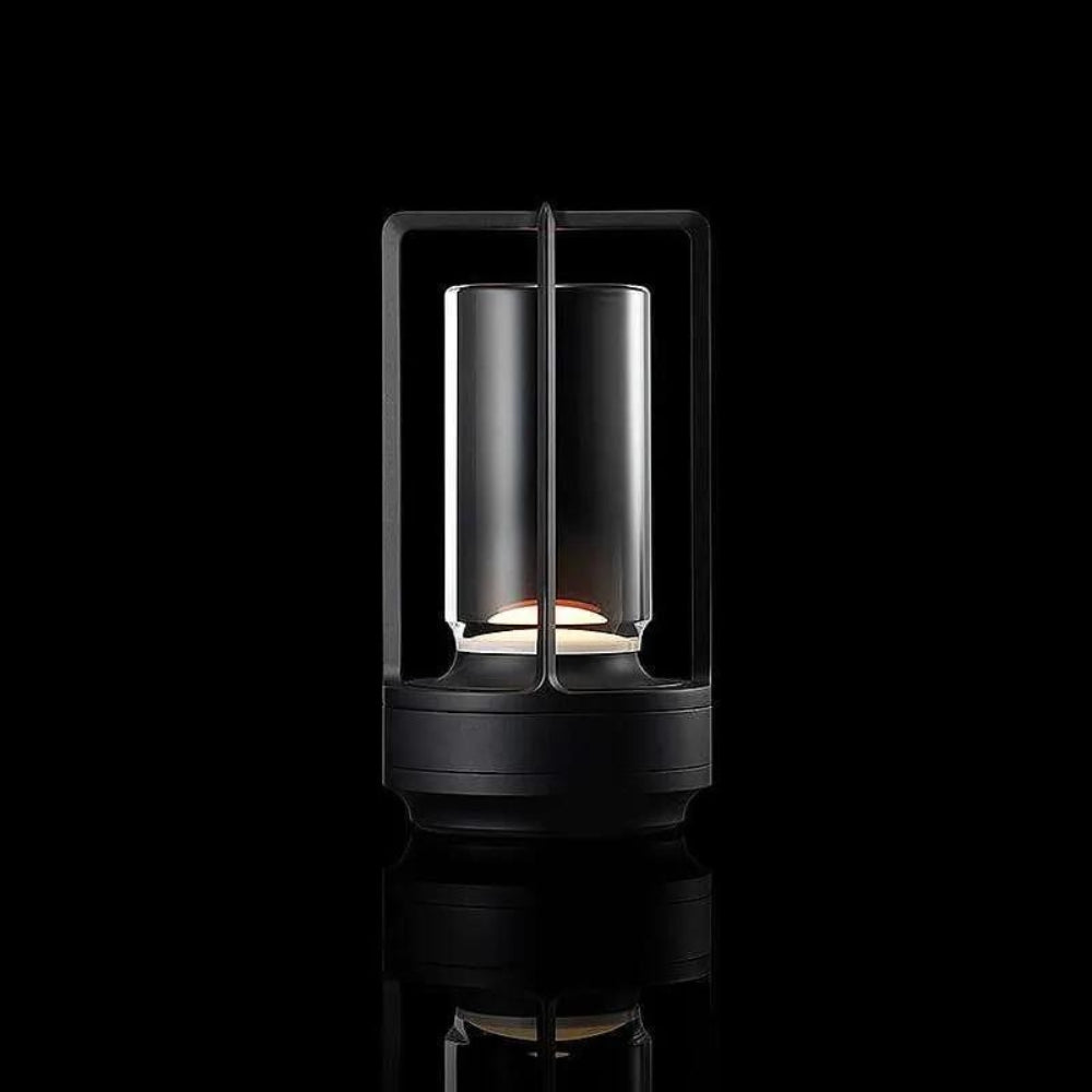 Adjustable Brightness Table Lamp – Cordless Crystal Lantern for Indoor/Outdoor