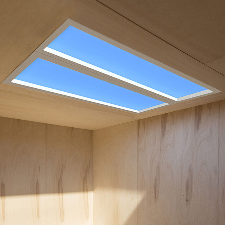 Flush Mount Ceiling Light in Stylish Blue Sky LED Design