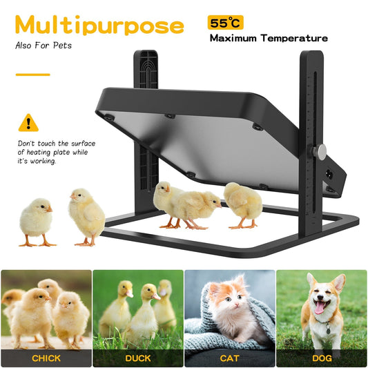 Adjustable Heating Plate for Chick Brooding – Energy-Saving Design