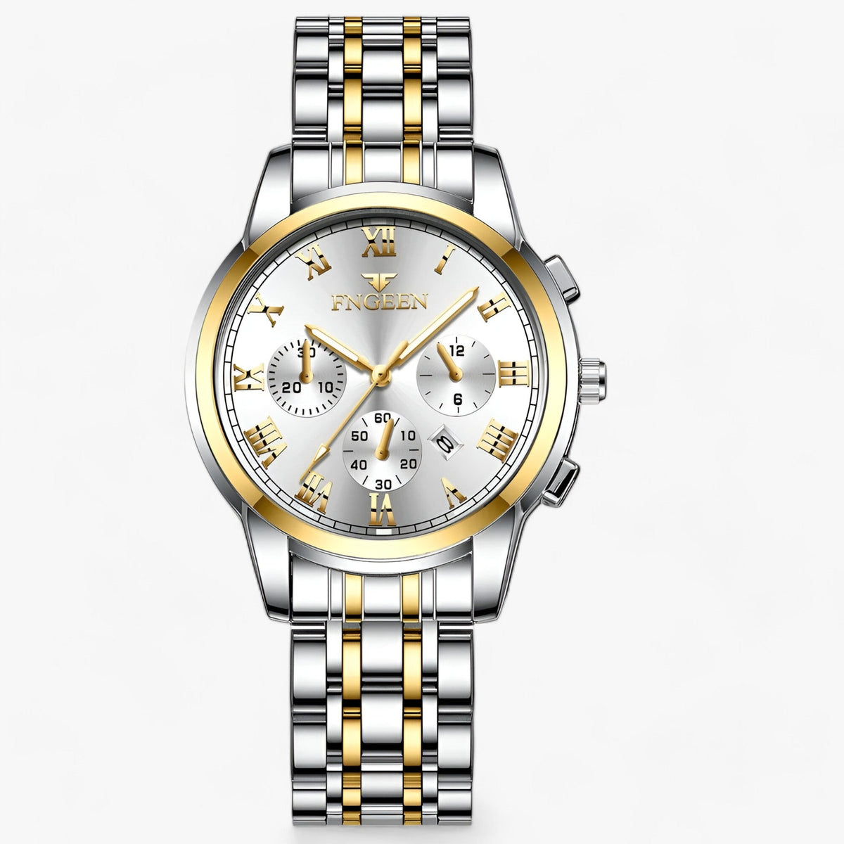 Water-Resistant Women's Titanium Watch with Illuminated Dial for Daily Wear