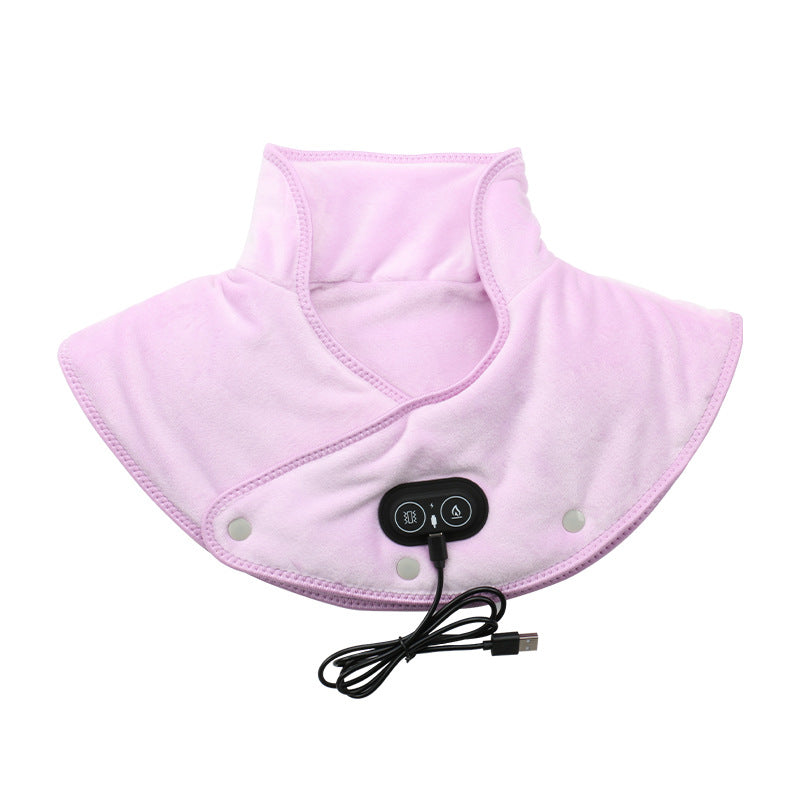 Ergonomic Heating Pad for Neck and Shoulders with Vibration – Pain Relief