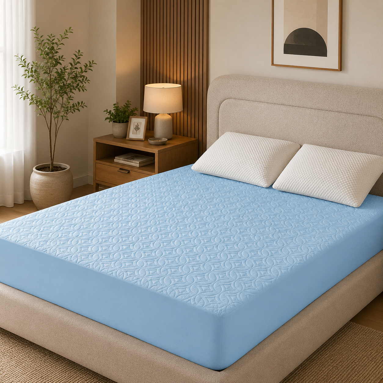 Quilted Waterproof Mattress Cover for Soft Comfort and Protection