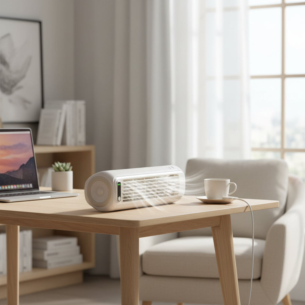 Compact Bladeless Air Conditioner – Lightweight Mini Cooling Unit