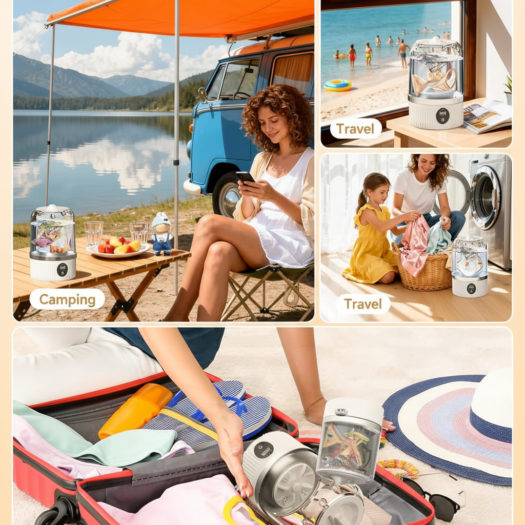 Portable Laundry Device – USB Powered Mini Washing Machine