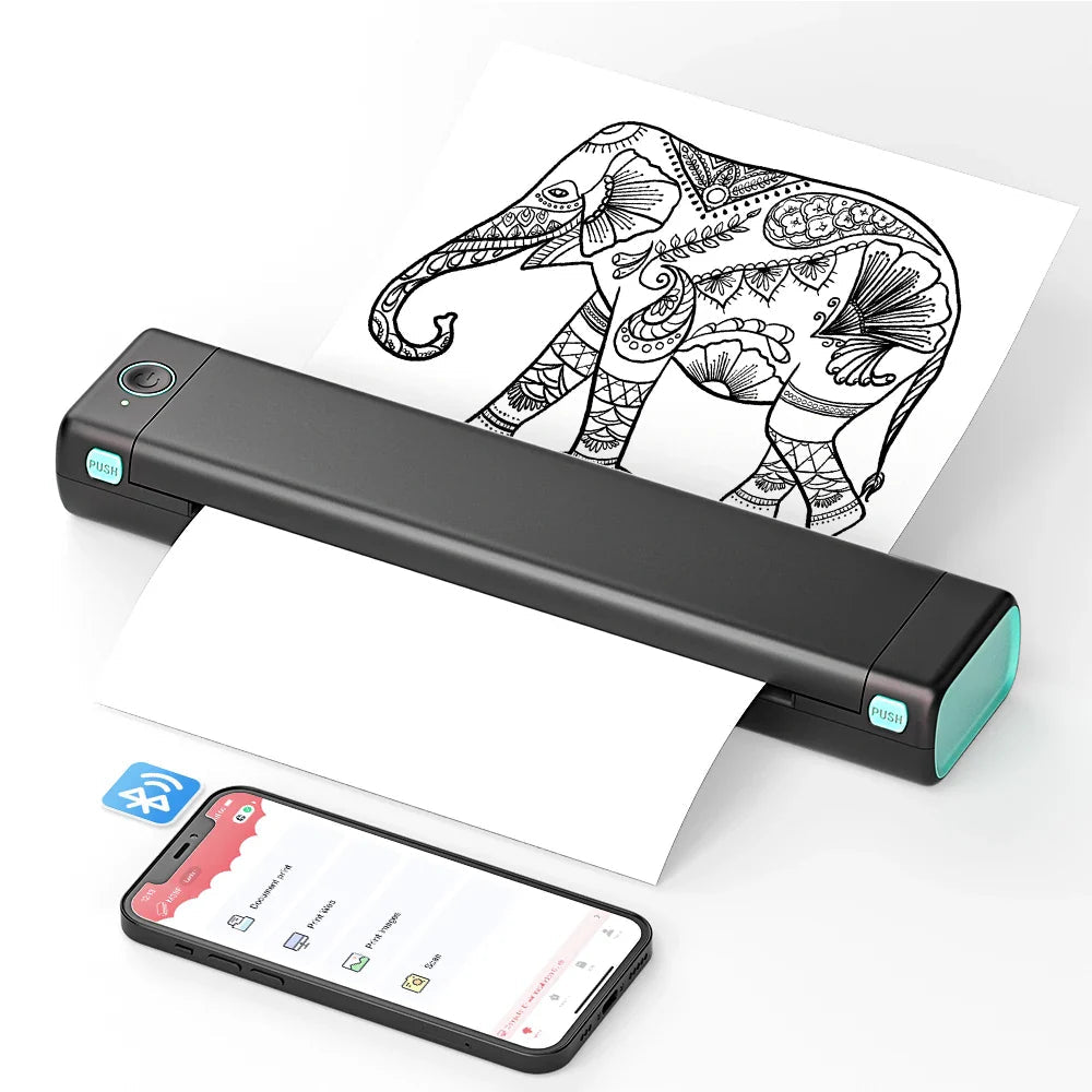 Compact Bluetooth Printer for On-the-Go Mobile Printing