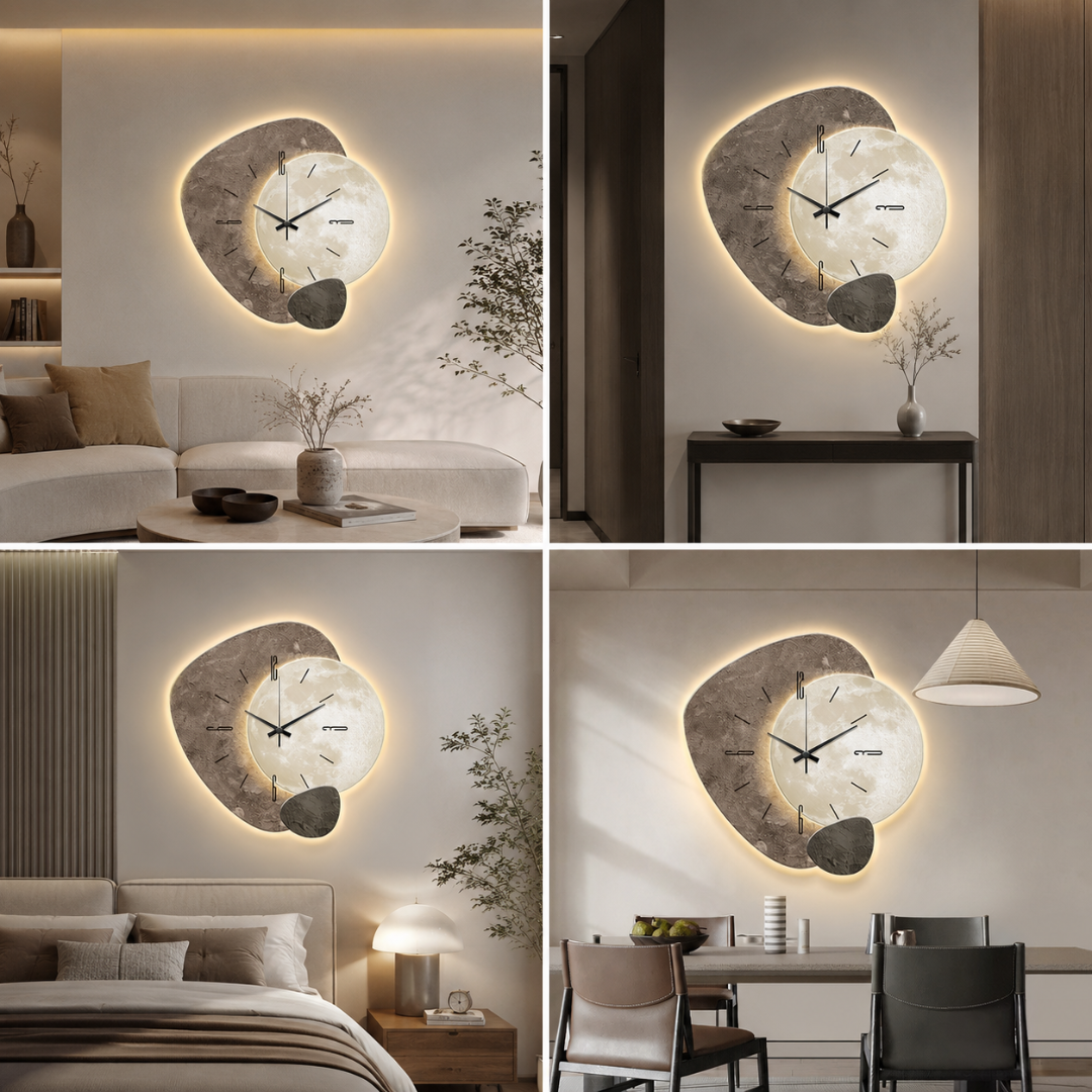 Scandinavian-Inspired Wall Clock for Home Decoration