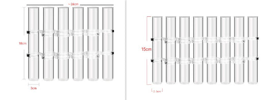 Adjustable Hinged Glass Vase for Creative Floral Arrangements