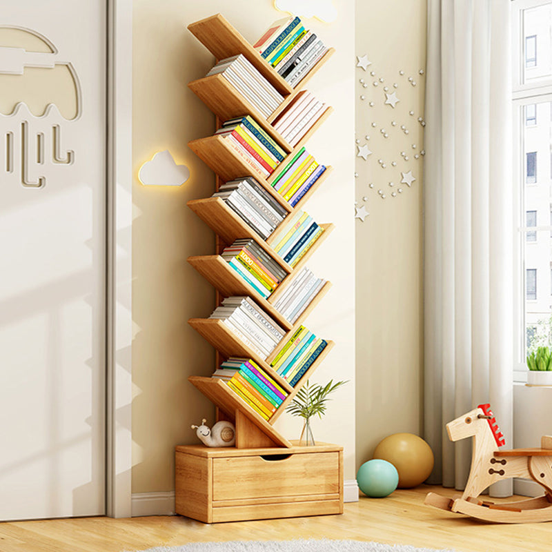 Eco-Friendly Walnut Bookshelves for Home Office – Modern Style