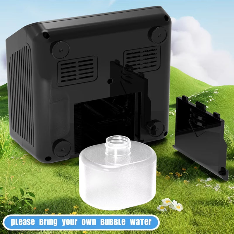 Dual Fan Portable Bubble Machine – Over 20,000 Bubbles Per Minute for Events