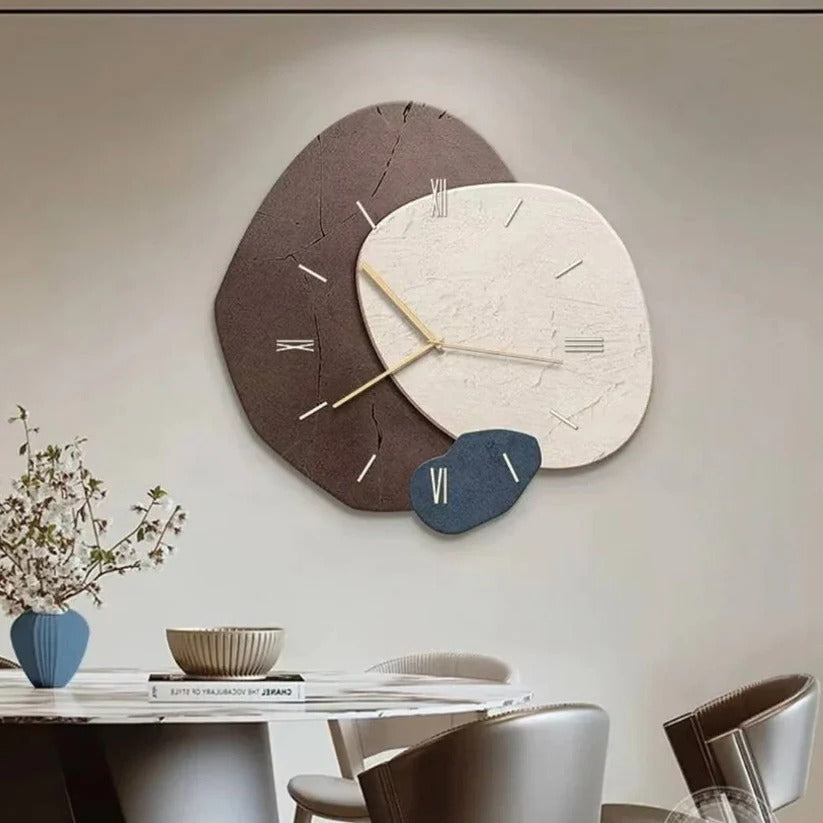 Modern Wooden Timepiece with Silent Quartz Mechanism and Gentle LED Light