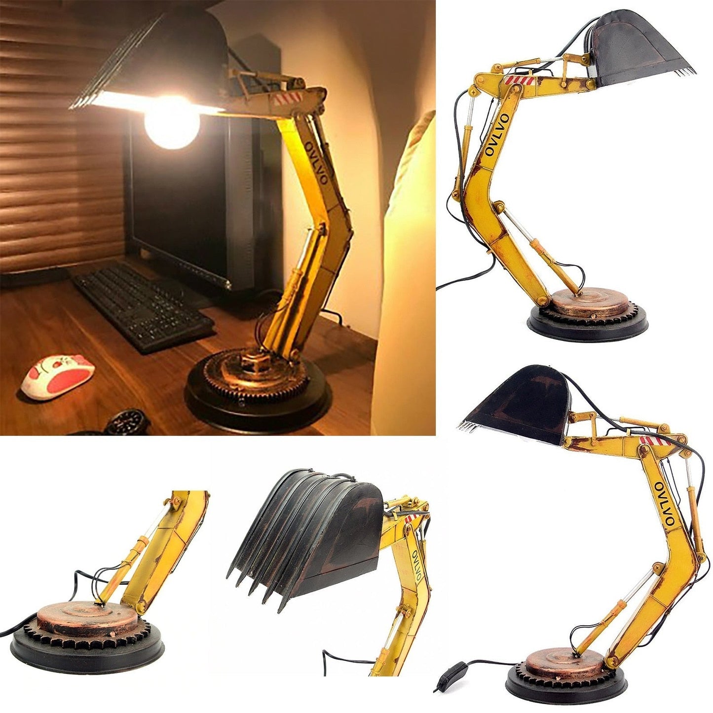 LED Excavator Table Light – Fun Design Suitable for Everyone