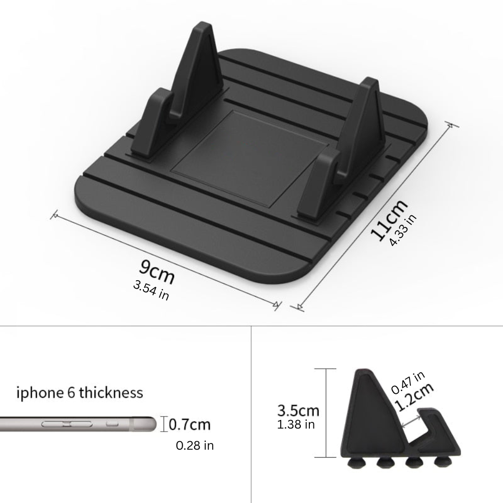 SecureGrip Dashboard Phone Mount for Safe Driving