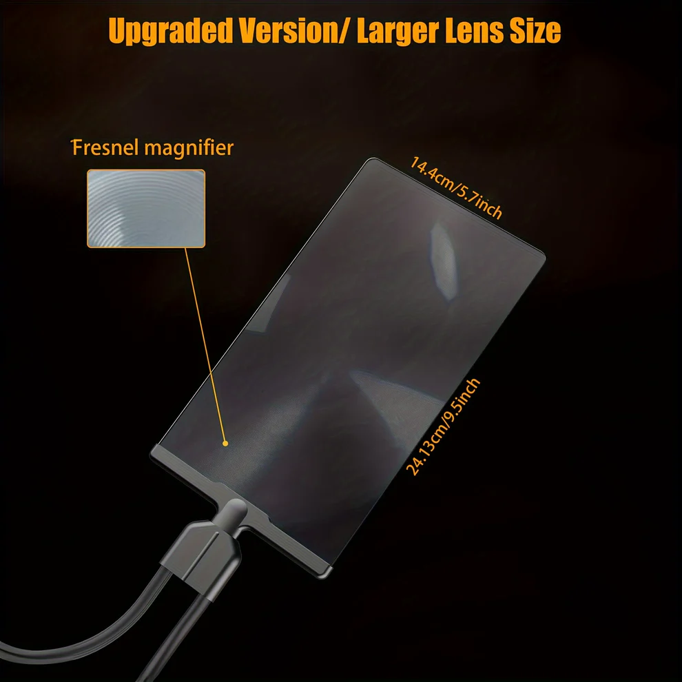 Flexible Neck Magnifying Lens for Reading and Craft Activities