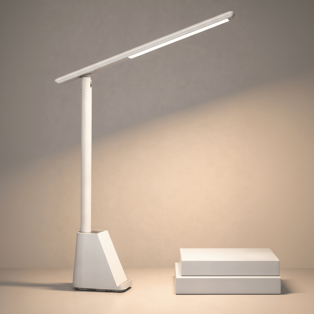 Portable LED Desk Light with USB Power – Adjustable Brightness and Foldable