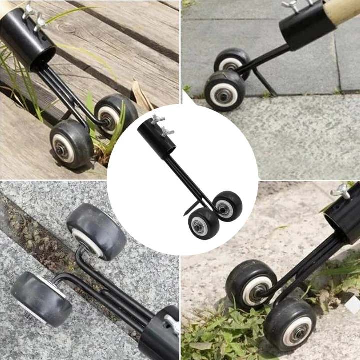 Garden Weeder Tool with Double Hooks for Efficient Weed Extraction