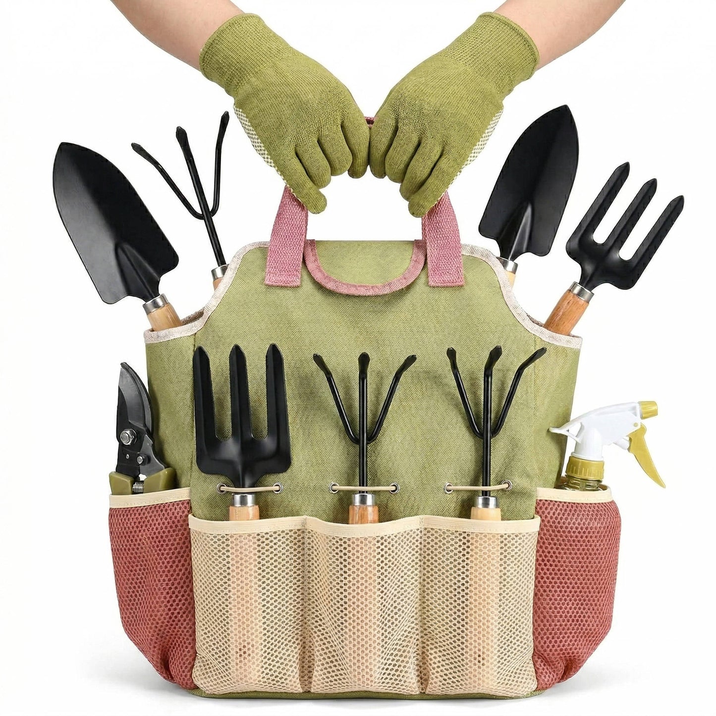 Complete 10-Piece Heavy-Duty Gardening Tool Collection