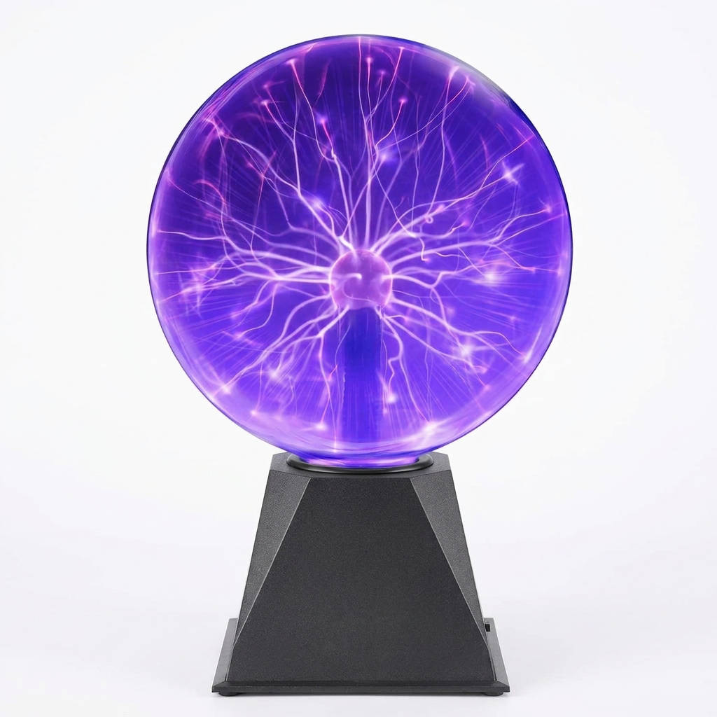 Interactive 8-Inch Electric Plasma Sphere for Home Ambiance
