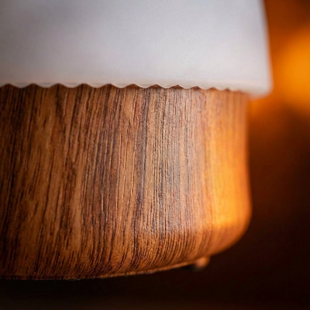 Adjustable Brightness and Color Table Lamp – Cozy Metal and Glass Design
