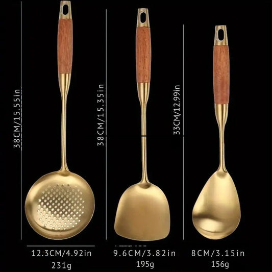 6-Piece Kitchen Cooking Utensil Set with Comfortable Grip Handles