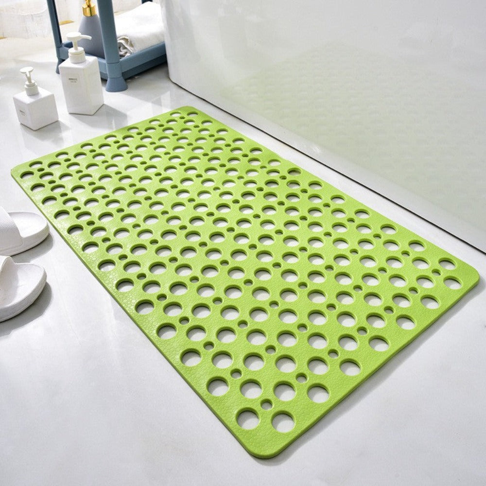 Non-Slip Shower Mat with Antimicrobial Protection and Textured Surface