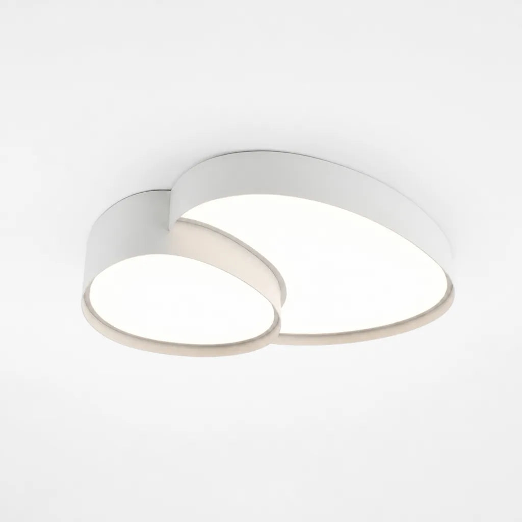 Flush Ceiling Light Integrated LED Dimmable & Adjustable Color