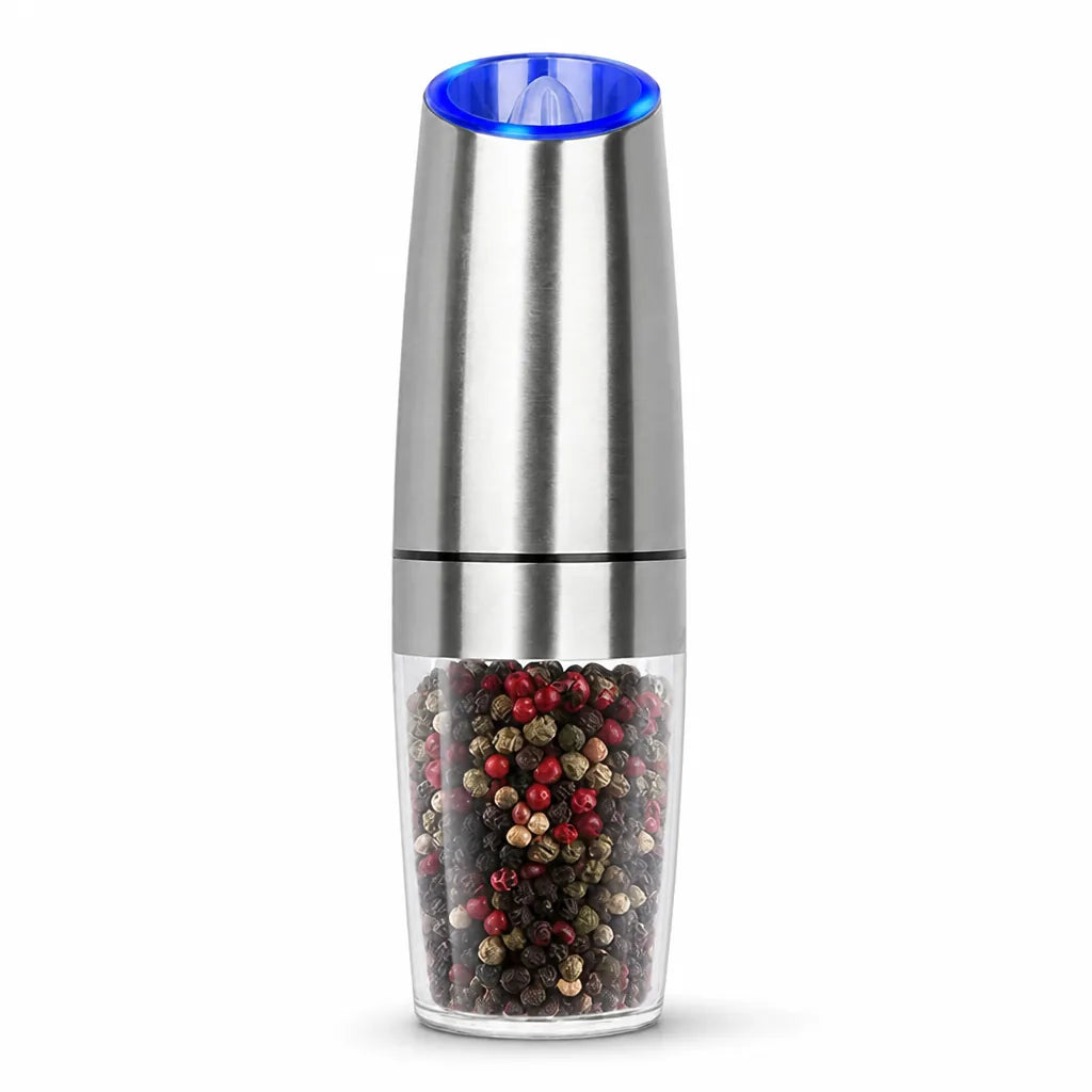 Pepper Mill Electric Gravity Tilt-Activated Ceramic Grinder