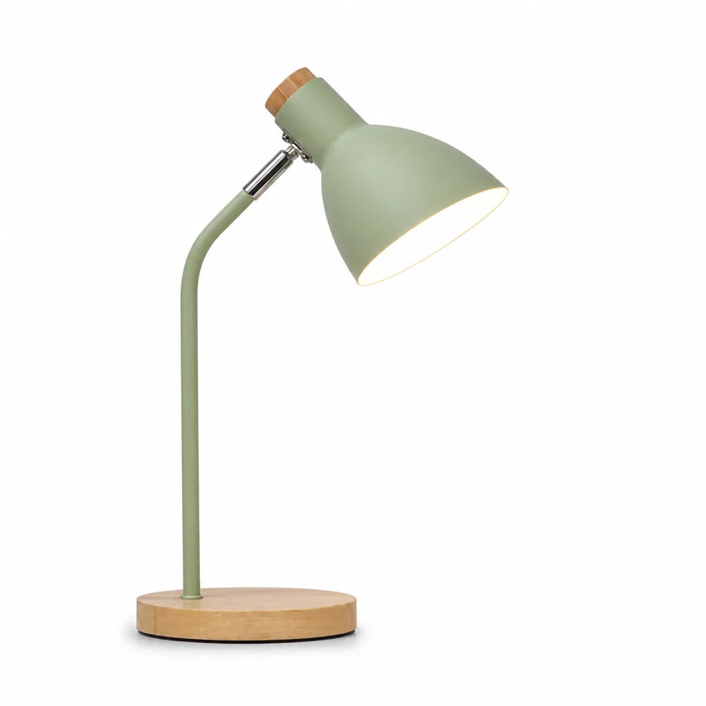 Table Lamp Handcrafted Wood Weave Warm Ambient Light