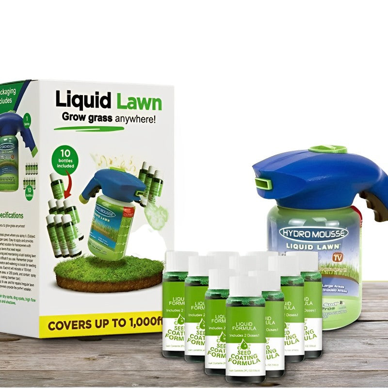 Grass Repair Spray with Hose Attachment for Simple Application – Lush Lawn